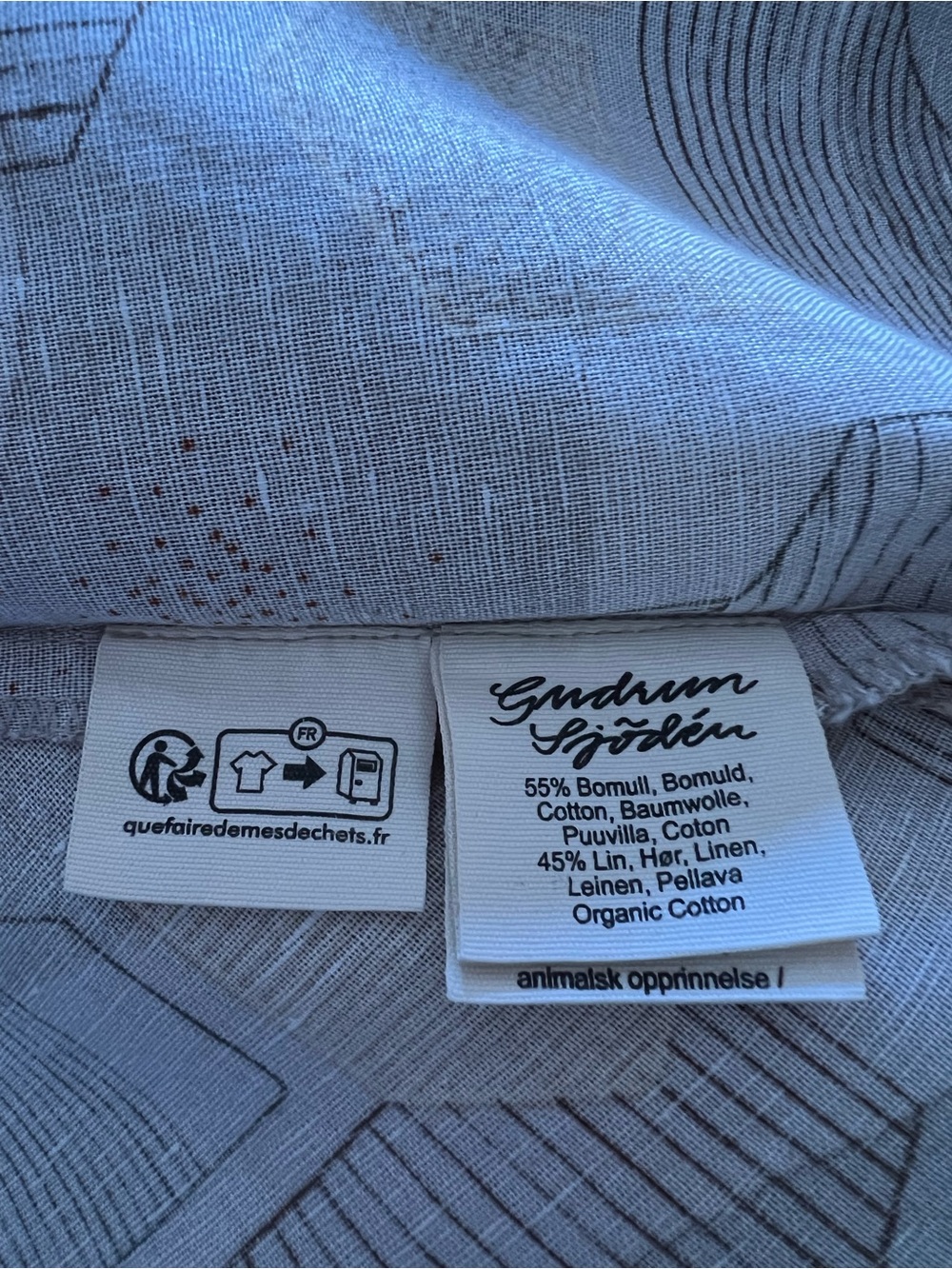 Gudrun Sjoden Alaska Woven Dress in Organic Cotton/Linen - Picture 15 of 16